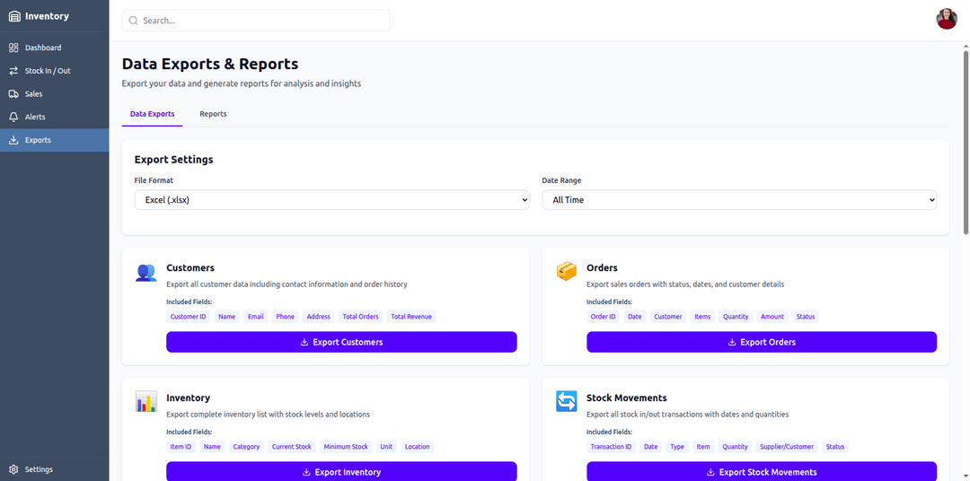 Inventory Management Tool